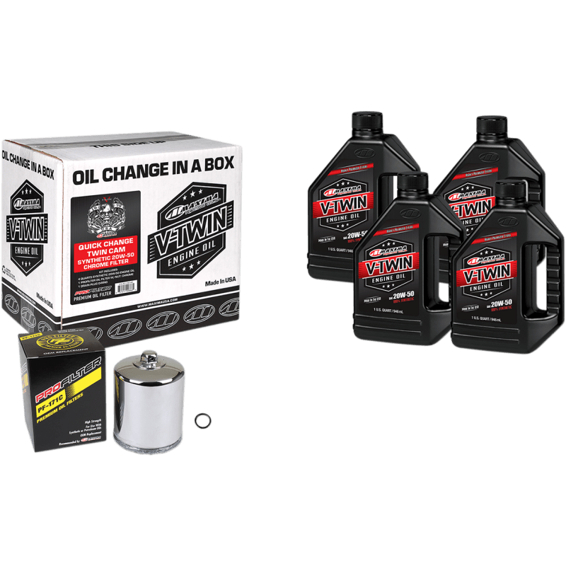 MAXIMA RACING OILS V - TWIN OIL QUICK CHANGE KIT (90 - 119014PC) - DRIVEN Canada's Powersports 85121100663990 - 119014PC