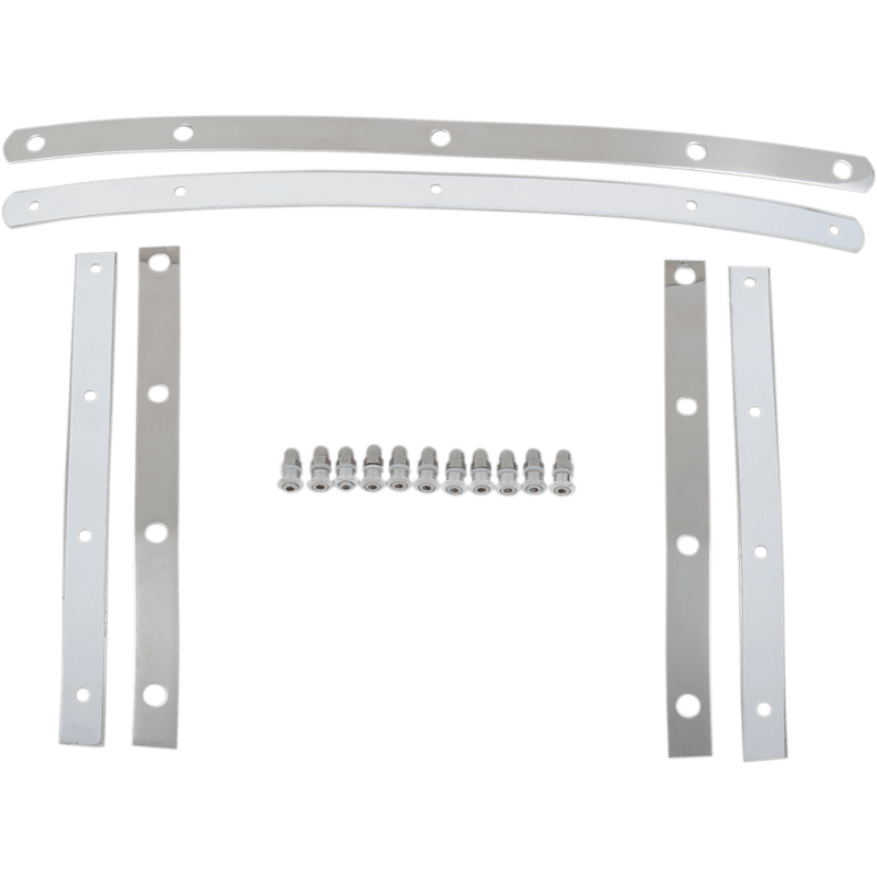 MEMPHIS SHADES FATS WINDSHIELD STRAPS POLISHED STEEL (MEM0913) - DRIVEN Canada's Powersports MEM0913