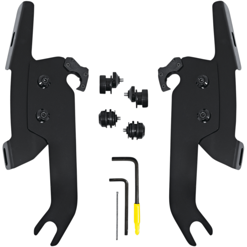 MEMPHIS SHADES FATS/SLIM WINSHIELD TRIGGER LOCK COMPLETE MOUNT KIT - DRIVEN Canada's Powersports MEB2051