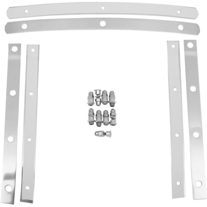 MEMPHIS SHADES SLIMS WINDSHIELD STRAPS POLISHED STEEL - Driven Powersports Inc.MEM0914