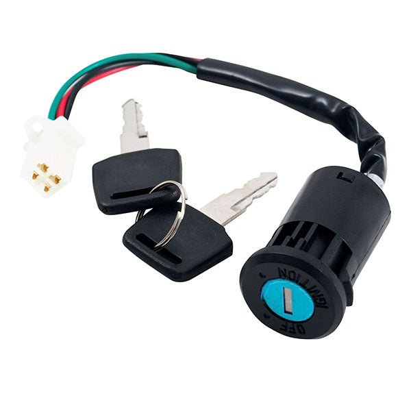 MOGO/OUTSIDE DISTRIBUTING KEY SWITCH 4 - WIRE AND MALE PLUG (07 - 0507) - DRIVEN Canada's Powersports 87428500103407 - 0507