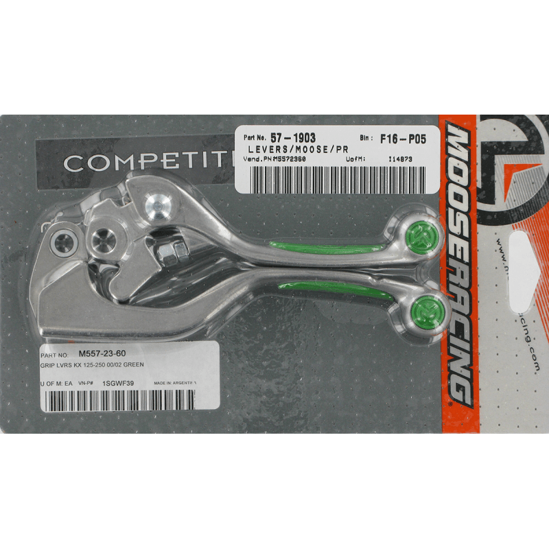 MOOSE RACING COMP LEVER SET KX/KXF/RM/RMZ - DRIVEN Canada's Powersports M557 - 23 - 60M557 - 23 - 60