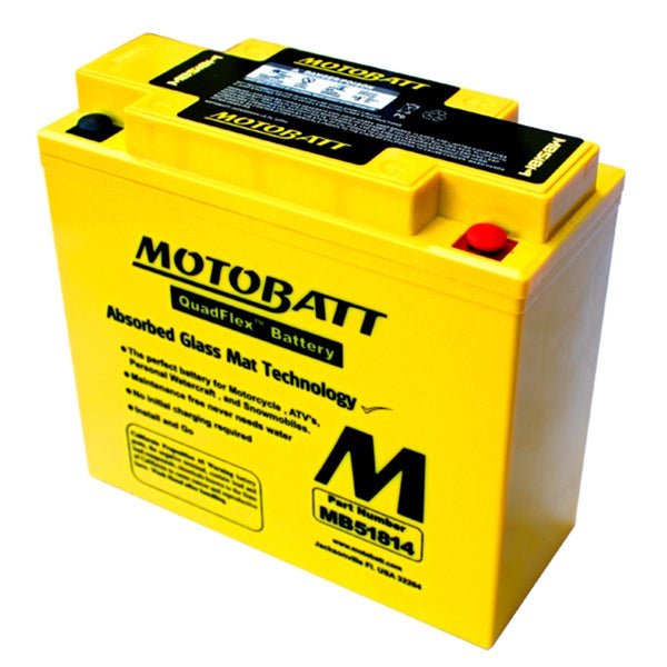 MOTOBATT MB51814 BATTERY QUADFLEX (MB51814) - DRIVEN Canada's Powersports 779421335793MB51814