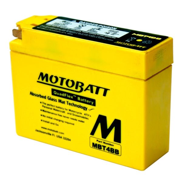 MOTOBATT QUADFLEX AGM BATTERY (MBT4BB) - DRIVEN Canada's Powersports 6947312400415MBT4BB