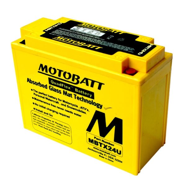 MOTOBATT MBTX24U BATTERY QUADFLEX (MBTX24U) - DRIVEN Canada's Powersports 779421335816MBTX24U
