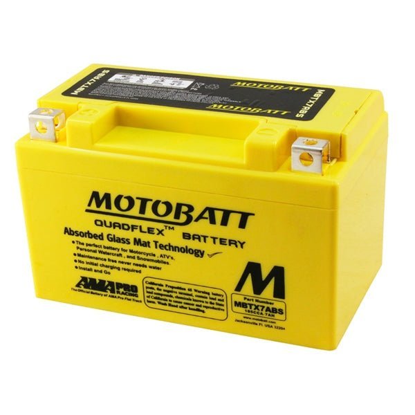 Motobatt MBTX7ABS Battery Quadflex (MBTX7ABS) - DRIVEN Canada's Powersports 779421335663MBTX7ABS
