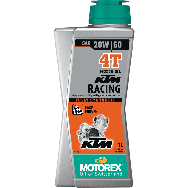 MOTOREX (CS/10) KTM RACING 4T 20W60 1 LITER - Driven Powersports Inc.7611197132721308246