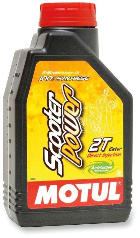 MOTUL SCOOTER POWER 2T ENGINE OIL (105881) - DRIVEN Canada's Powersports 3374650016573105881