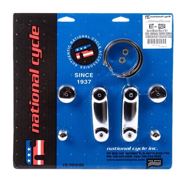 NATIONAL CYCLE WINDSHIELD MOUNT KIT SWITCHBLADE (KIT - Q204) - Driven Powersports Inc.039489001680KIT - Q204
