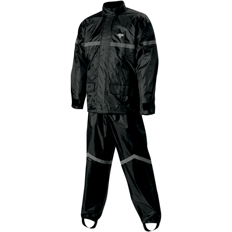 NELSON-RIGG NELSON RIGG STORMRIDER MOTORCYCLE RAIN SUIT Black Front - Driven Powersports