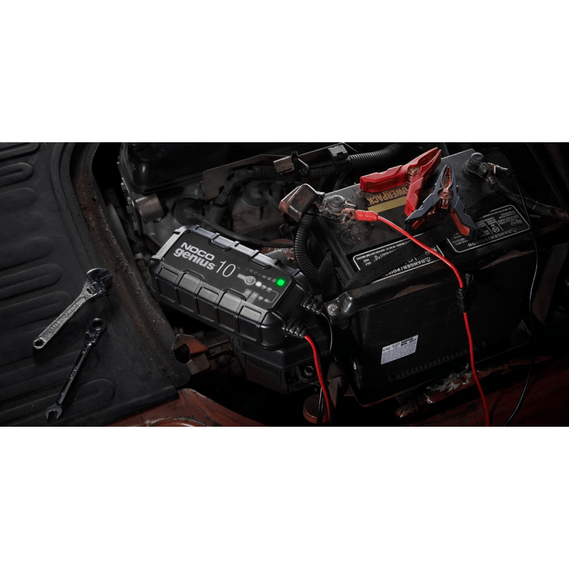 NOCO GENIUS 10 BATTERY CHARGER & MAINTAINER (GENIUS10) - DRIVEN Canada's Powersports 046221190052GENIUS10
