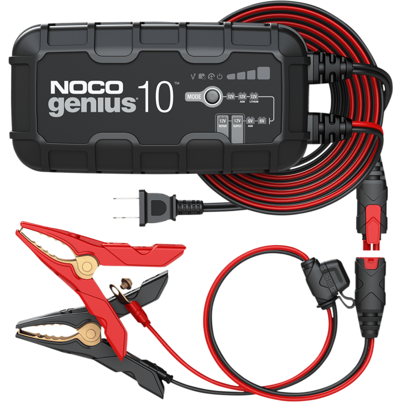 NOCO GENIUS 10 BATTERY CHARGER & MAINTAINER (GENIUS10) - DRIVEN Canada's Powersports 046221190052GENIUS10
