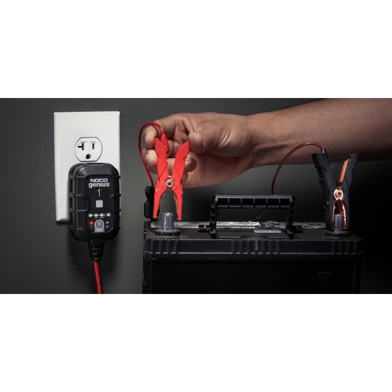 NOCO GENIUS 1 BATTERY CHARGER & MAINTAINER (GENIUS1) - DRIVEN Canada's Powersports 046221190021GENIUS1