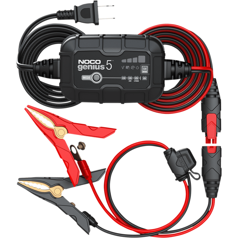 NOCO GENIUS 5 BATTERY CHARGER & MAINTAINER (GENIUS5) - DRIVEN Canada's Powersports 046221190045GENIUS5