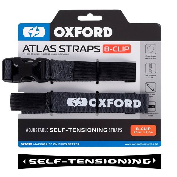 Oxford Atlas B - Clip Straps - DRIVEN Canada's Powersports 5030009442919OX319