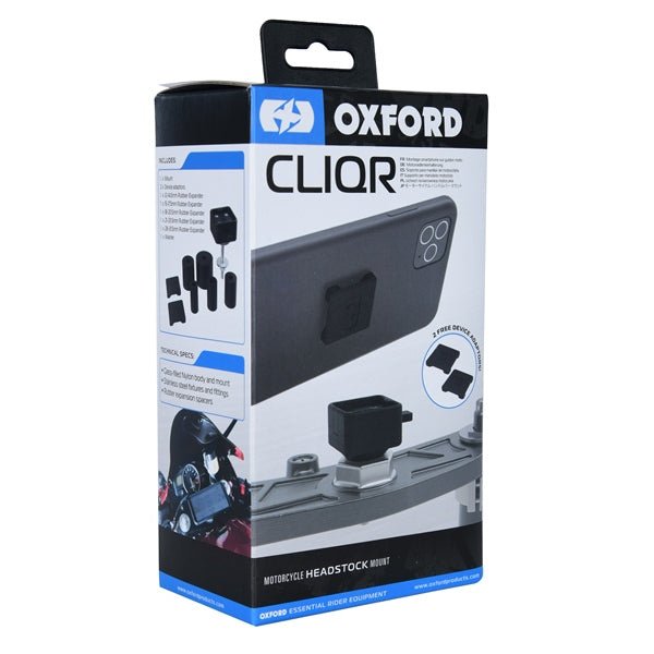 OXFORD PRODUCTS CLIQR HEADSTOCK MOUNT SYSTEM (OX852) - DRIVEN Canada's Powersports 5030009148521OX852