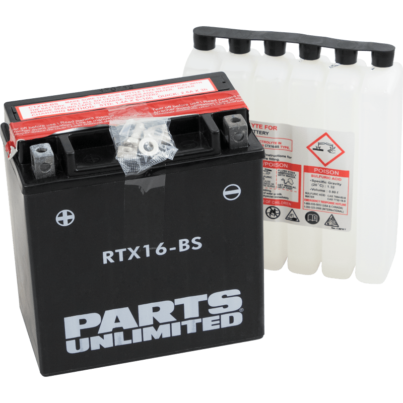 PARTS UNLIMITED CTX16 - BS W/ACID PACK PC - DRIVEN Canada's Powersports CTX16 - BS