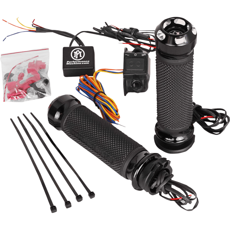 PERFORMANCE MACHINE GRIP HEATED APEX CC CBL (0063 - 2092 - BM) - DRIVEN Canada's Powersports 0063 - 2092 - BM0063 - 2092 - BM