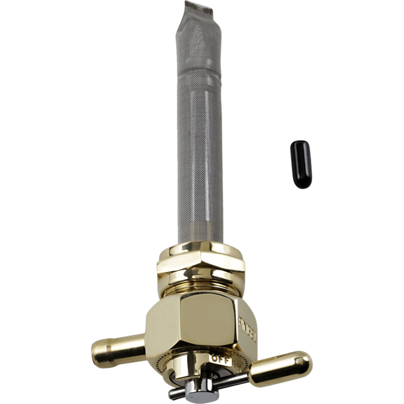 PINGEL BRASS FUEL VALVE 22MM HEX 180 DEG (6311 - BH) - DRIVEN Canada's Powersports 6311 - BH