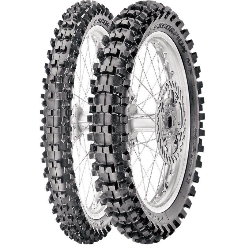 PIRELLI SCORPION MX MID SOFT 32 TIRE 90/100 - 14 (49M) - REAR - Driven Powersports Inc.80192271664603842400