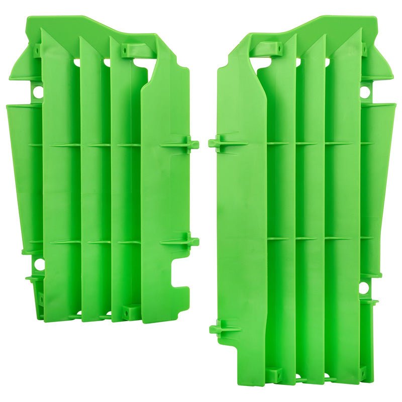 POLISPORT RADIATOR LOUVERS KAWASAKI (GREEN) - DRIVEN Canada's Powersports 56044150827408461600002