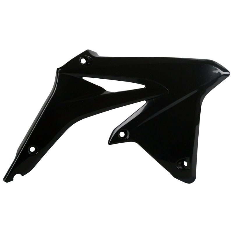 POLISPORT RADIATOR SCOOPS SUZUKI (BLACK) (8412500002) - Driven Powersports Inc.56044150255948412500002