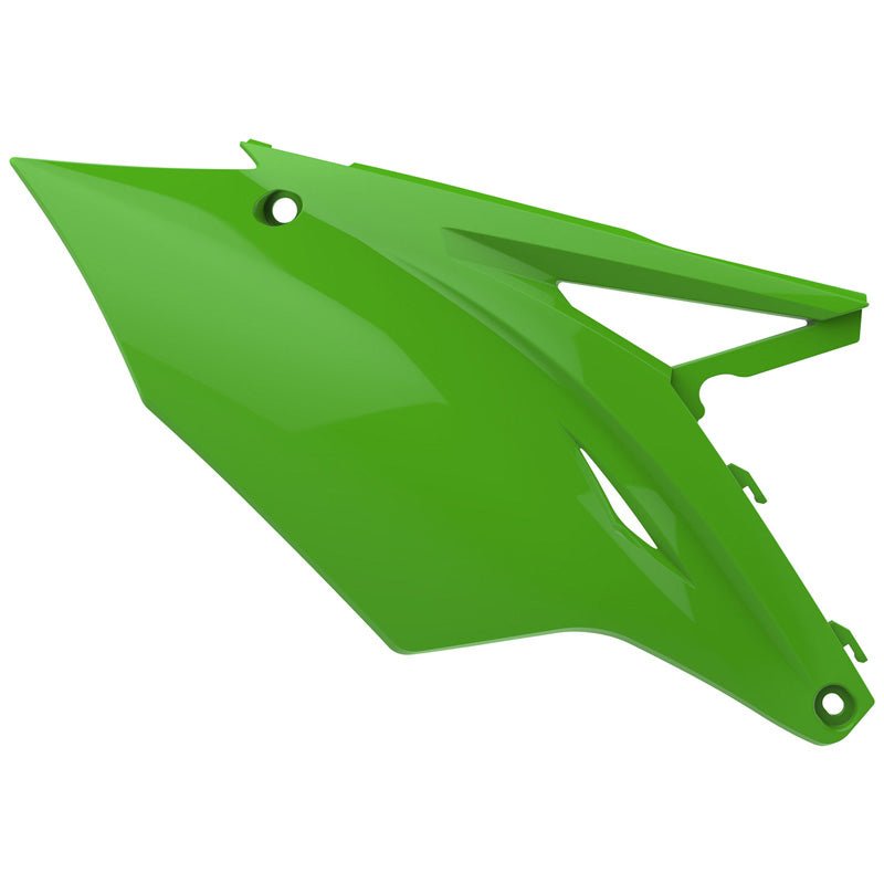 POLISPORT SIDE PANELS KAWASAKI (GREEN) (8608200001) - Driven Powersports Inc.56044150767568608200001