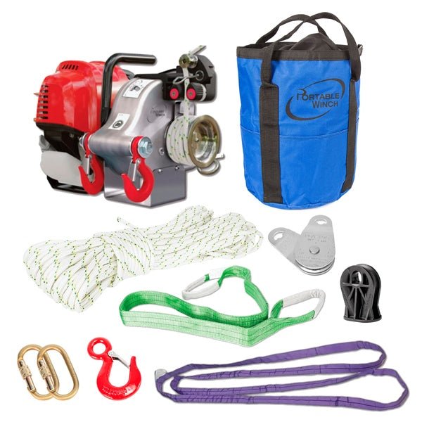 PortableWinch GX50 Gas - Powered Winch With Accessories - DRIVEN Canada's Powersports 690581023729PCW4000-A