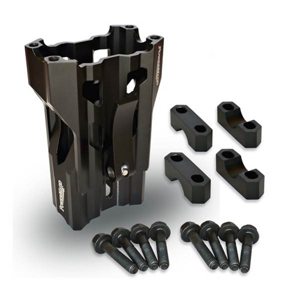 POWERMADD BAR RISER ADJUSTABLE AND PIVOT 4" - 6" - Driven Powersports Inc.61256945590245590