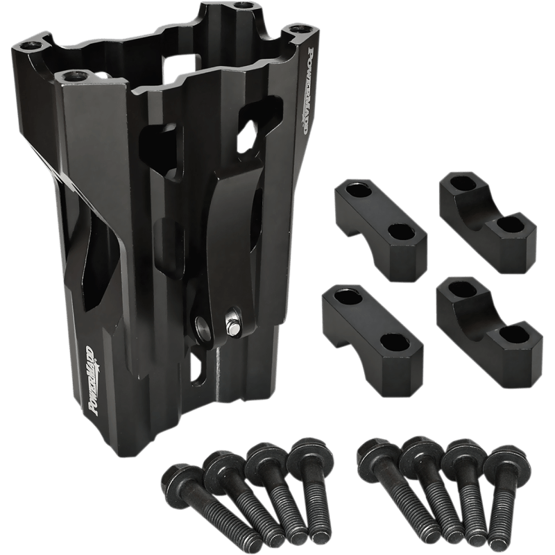 POWERMADD BAR RISER ADJUSTABLE AND PIVOT 4" - 6" - Driven Powersports Inc.61256945590245590