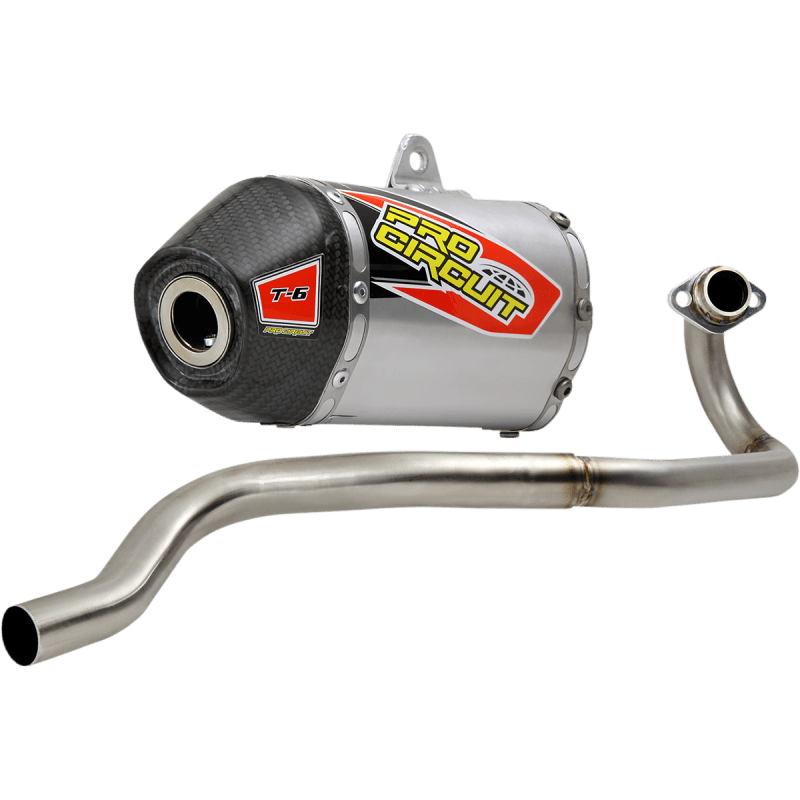 PRO CIRCUIT 10 - 22 KLX110 T - 6 FS SS W/CF END CAP - Driven Powersports Inc.0122011F