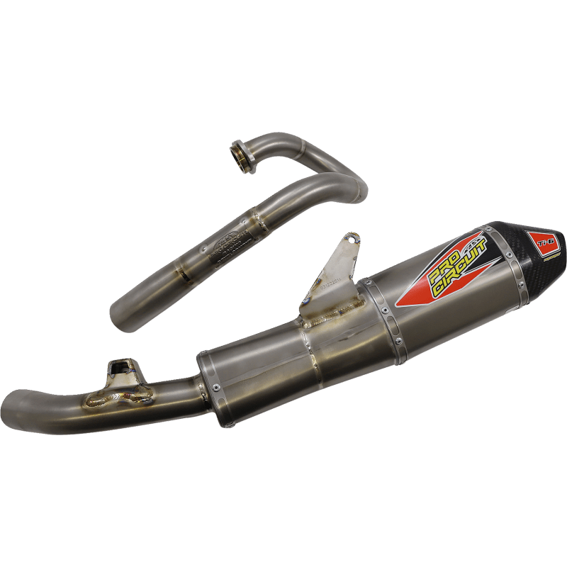 PRO CIRCUIT 22 - 23 CRF250R EXHAUST TI - 6 W/CF - Driven Powersports Inc.0312225F