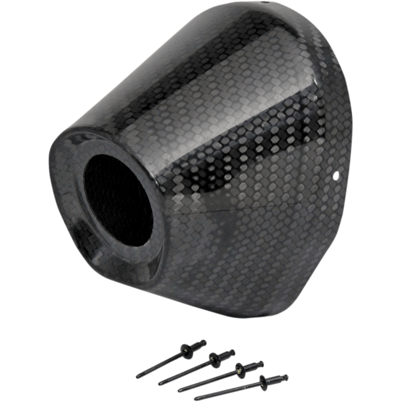 PRO CIRCUIT REPL 2012 CARBON END CAP 4.5" - 1 - 1/2 - Driven Powersports Inc.PC4022 - 0003
