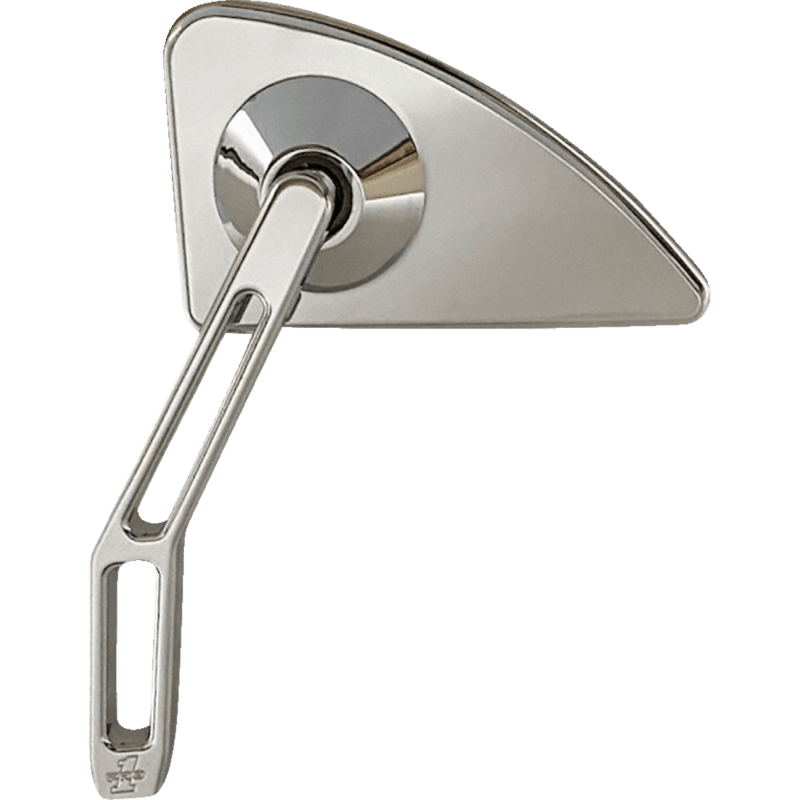 PRO - ONE PERF.MFG. MIRROR, MINI TD,V2 CUT OUT STEM, LEFT, CHROME (102120) - DRIVEN Canada's Powersports 102120