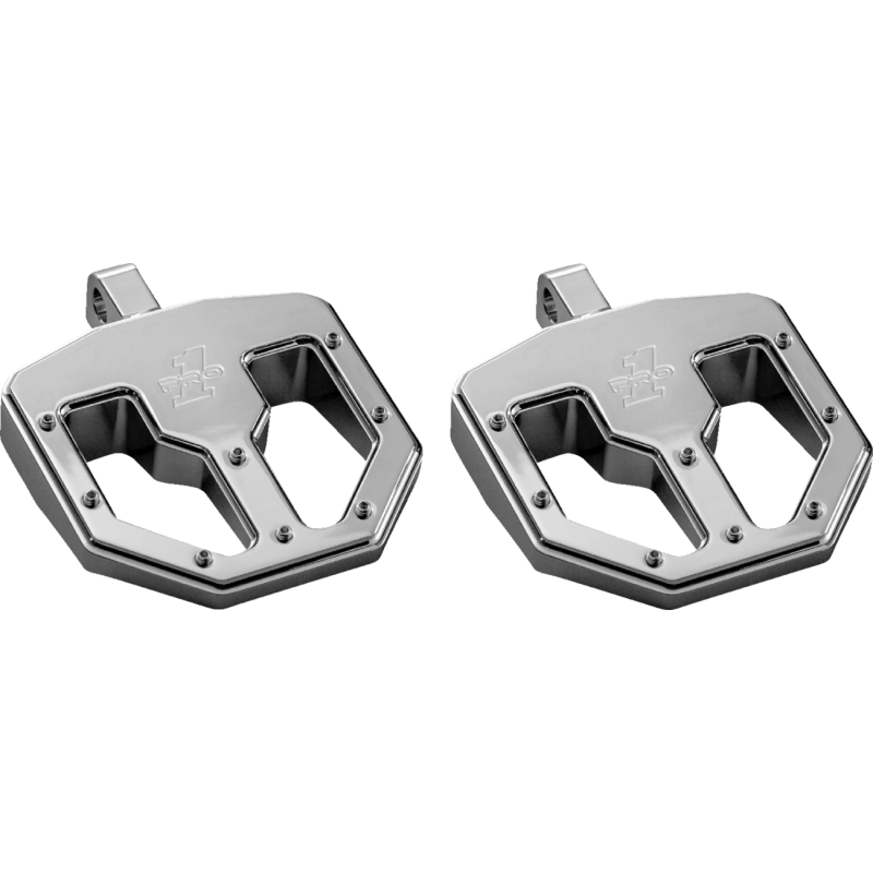 PRO - ONE PERF.MFG. PRO PEG, BMX V1, BILLET MINI FLOORBOARDS, CHROME (500761) - DRIVEN Canada's Powersports 500761