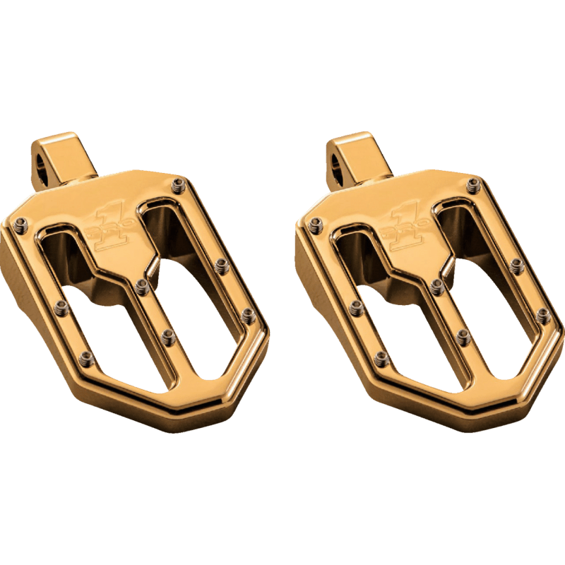 PRO - ONE PERF.MFG. PRO PEG, MOTO V1, BILLET FOOT PEGS, TIN COATED - DRIVEN Canada's Powersports 500751TIN