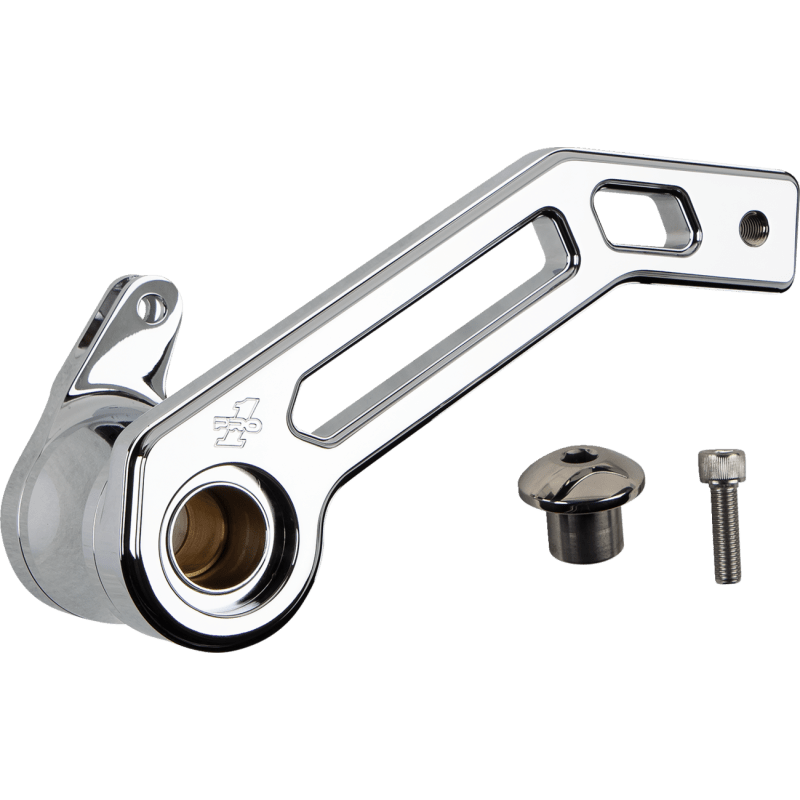 PRO - ONE PERF.MFG. TOURING BRAKE ARM, CHROME , 14 & UP FLHT (500773) - DRIVEN Canada's Powersports 500773