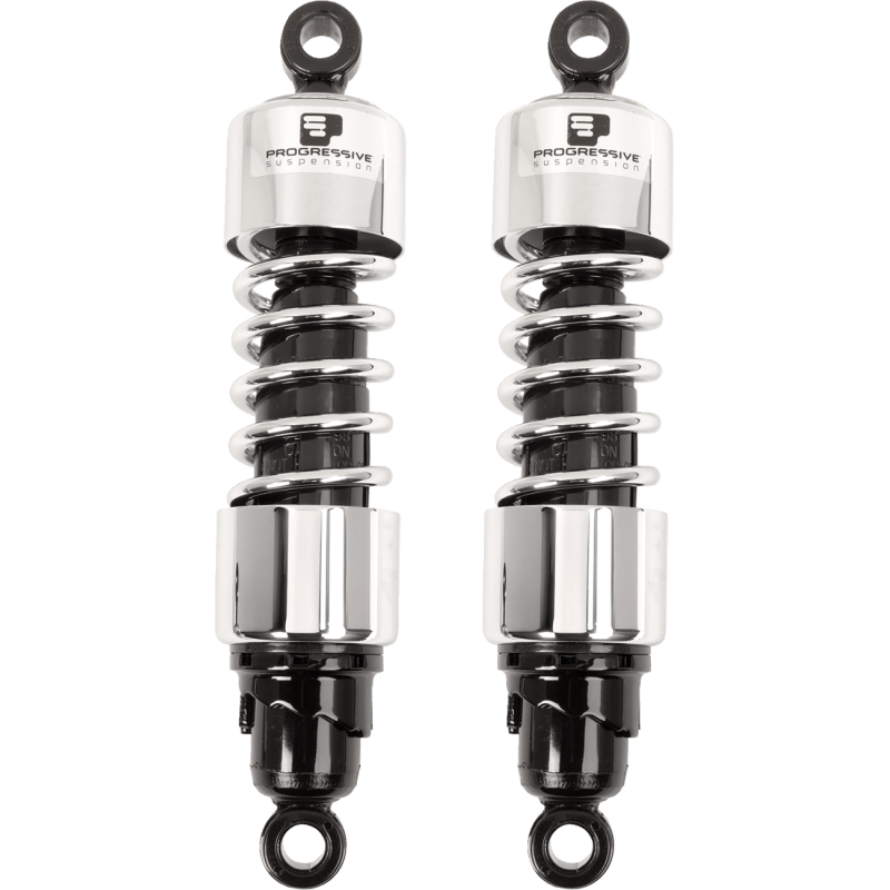 PROGRESSIVE SUSPENSION 12.0" 06 - 17 FLH/FLT 412 STD CHROME SHCKS (412 - 4079C) - DRIVEN Canada's Powersports 412 - 4079C412 - 4079C