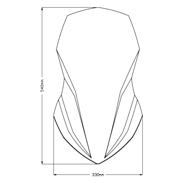 PUIG WINDSHIELD TOURING SCREEN HON DSMK (20752F) - DRIVEN Canada's Powersports 843552933254720752F
