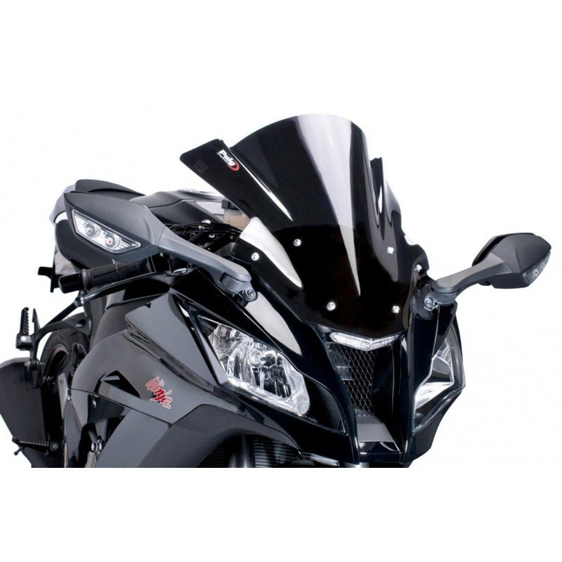 PUIG Z - RACING SCREEN (KAWASAKI) ZX10R BLACK (5603N) - DRIVEN Canada's Powersports 56030000007875603N