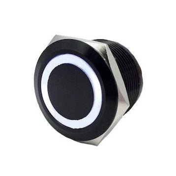Quake LED Flush Mount Switch With LED Ring - DRIVEN Canada's Powersports QRS730QRS730