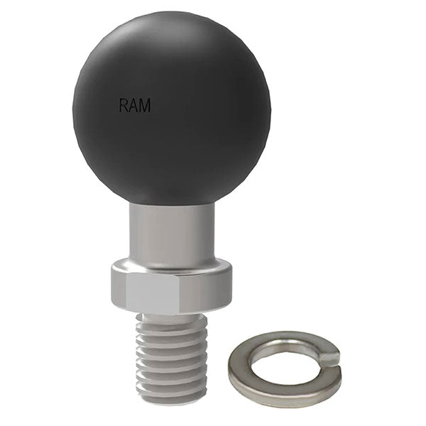 RAM MOUNTS BALL ADAPTER WITH 3/8"16 THREADED POST (RAM - B - 236U) - DRIVEN Canada's Powersports 793442113017RAM - B - 236U