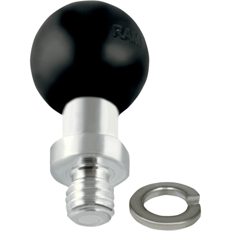 RAM MOUNTS BALL ADAPTER WITH 3/8"16 THREADED POST (RAM - B - 236U) - DRIVEN Canada's Powersports 793442113017RAM - B - 236U