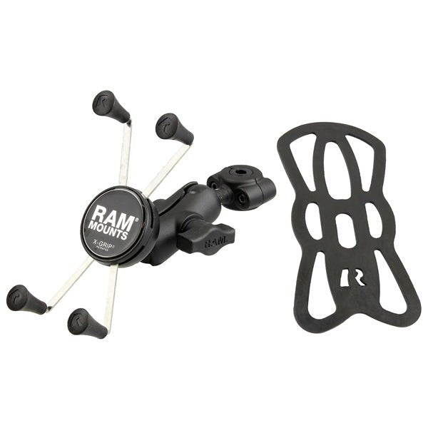 RAM MOUNTS HANDLEBAR MOUNT X - GRIP PHONE SHORT - DRIVEN Canada's Powersports 882834052253RAM - B - 408 - 37 - 62 - A - UN10