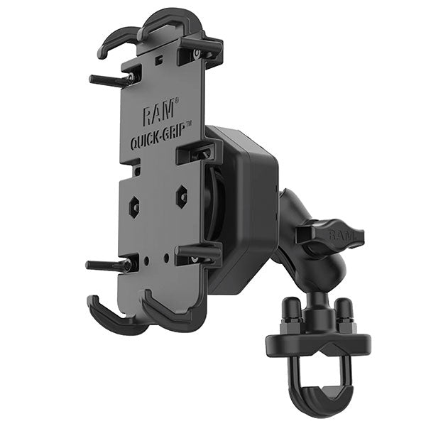 RAM Mounts RAM Quick - Grip XL Phone Mount With Vibe - Safe & U - Bolt Base - DRIVEN Canada's Powersports RAM-B-149Z-A-PD4-462