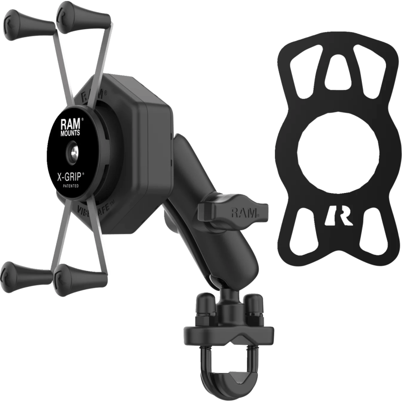 RAM MOUNTS RAM X - GRIP LARGE PHONE MOUNT WITH VIBE - SAFE & U - BOLT BASE - DRIVEN Canada's Powersports RAM - B - 149Z - UN10 - 462