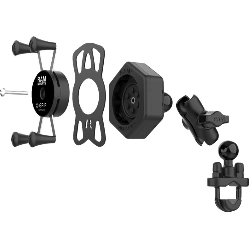 RAM Mounts RAM X - Grip Phone Mount With Vibe - Safe & U - Bolt Base - DRIVEN Canada's Powersports RAM-B-149Z-UN7-462