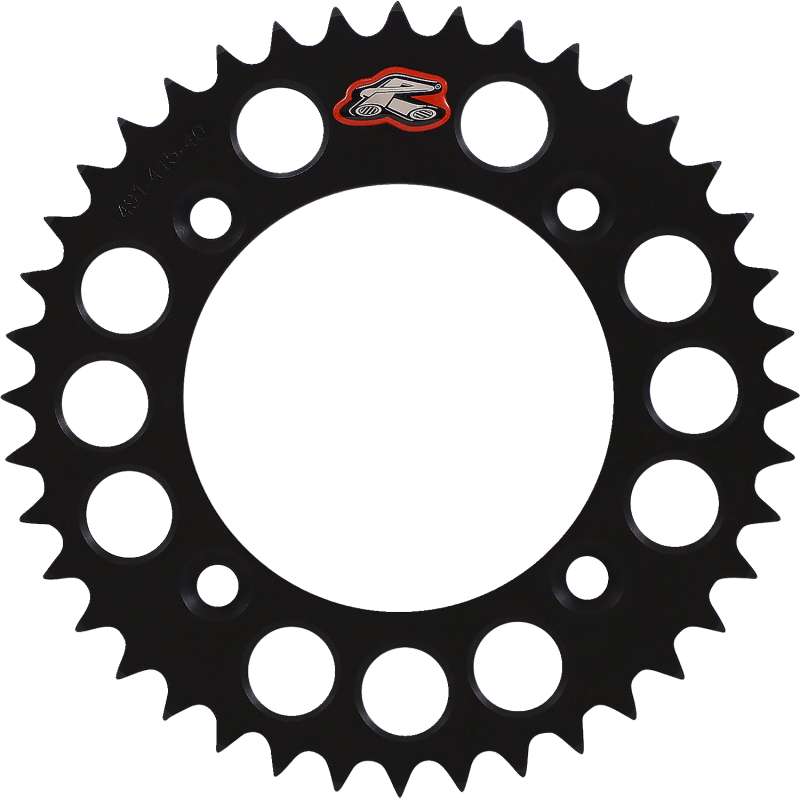 RENTHAL SPROCKET 491--415-40P Black Front - Driven Powersports