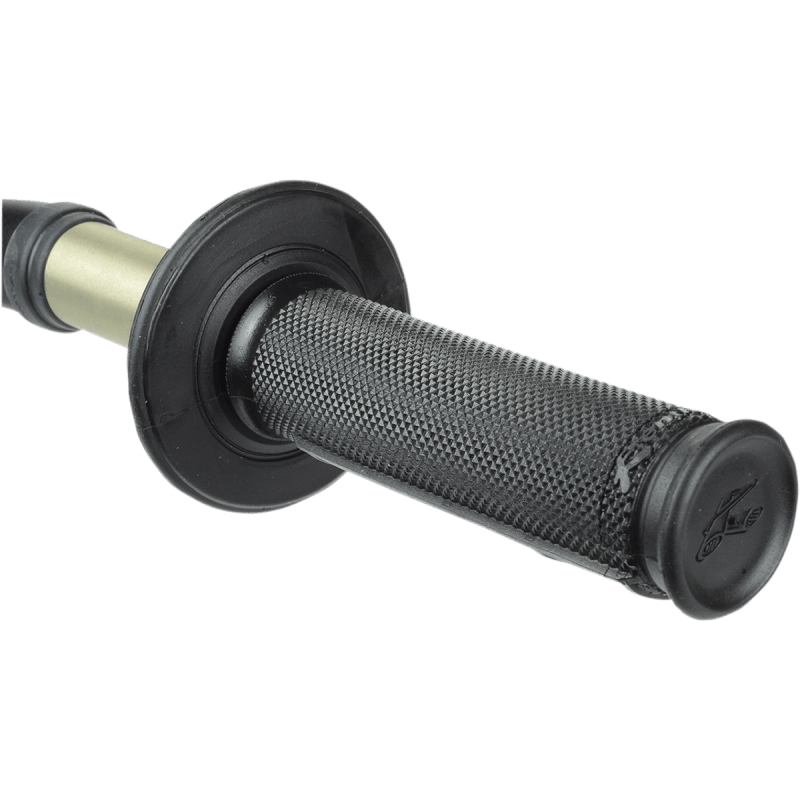 RENTHAL ULTRA TACKY HALF WAFFLE GRIPS DUAL COMPOUND ON BLACK - Driven Powersports Inc.765442152136G197