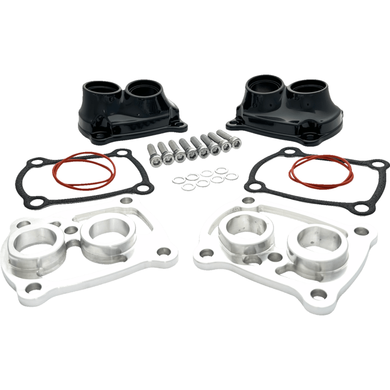REVOLUTION PERFORMANCE LLC TAPPET COVER TAP - IT - RIGHT KIT GLOSS BLACK/RAW M8 (TIR - B) - DRIVEN Canada's Powersports TIR - B